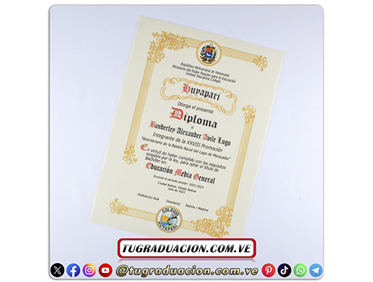 Diploma de graduacion Diploma, pergamino, italiano, aleman, glasse de graduacion