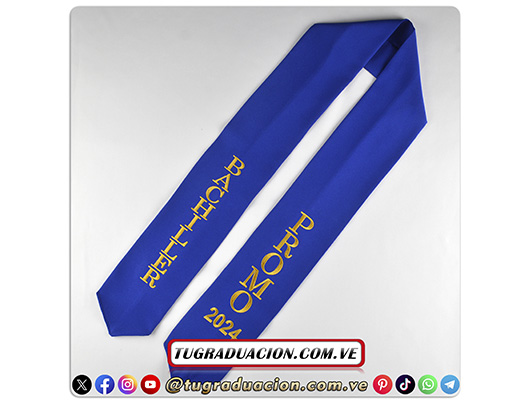 Estolas o bufandas de graduacion Estolas, bufandas, sublimadas, bordadas, gabardina, saten de graduacion